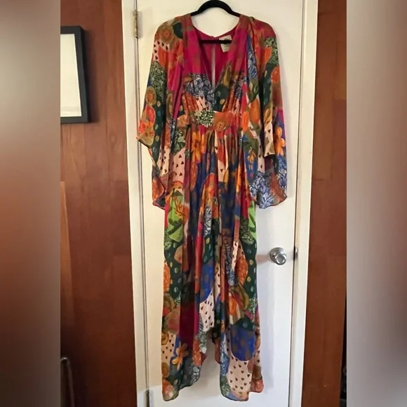Farm Rio Sunny Mix Maxi Dress - Picture 2 of 13